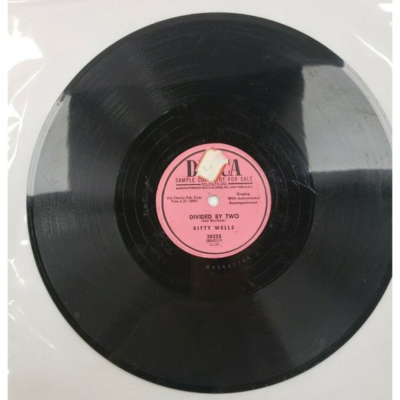 78 RPM The Things I Might Have Been- Divided by Two-Kitty Wells(R129) - Picture 4 of 4